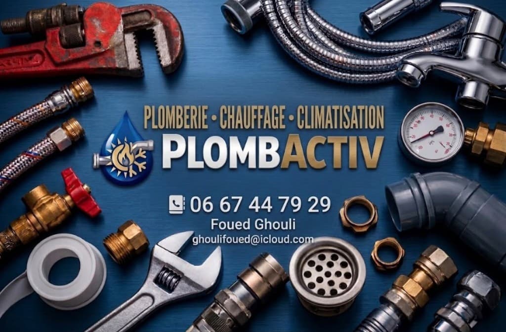 PLOMB'ACTIV, plomberie chauffage climatisation, 06 67 44 79 29