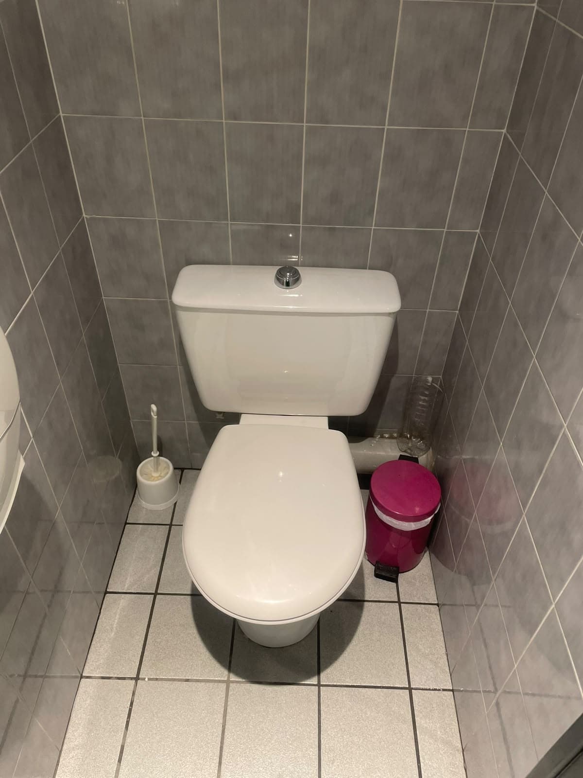 Pose de WC à poser, raccordement évacuation